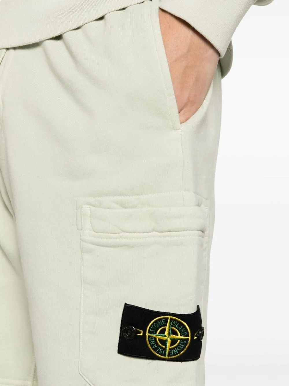 Logo Patch Drawstring Bermuda Shorts