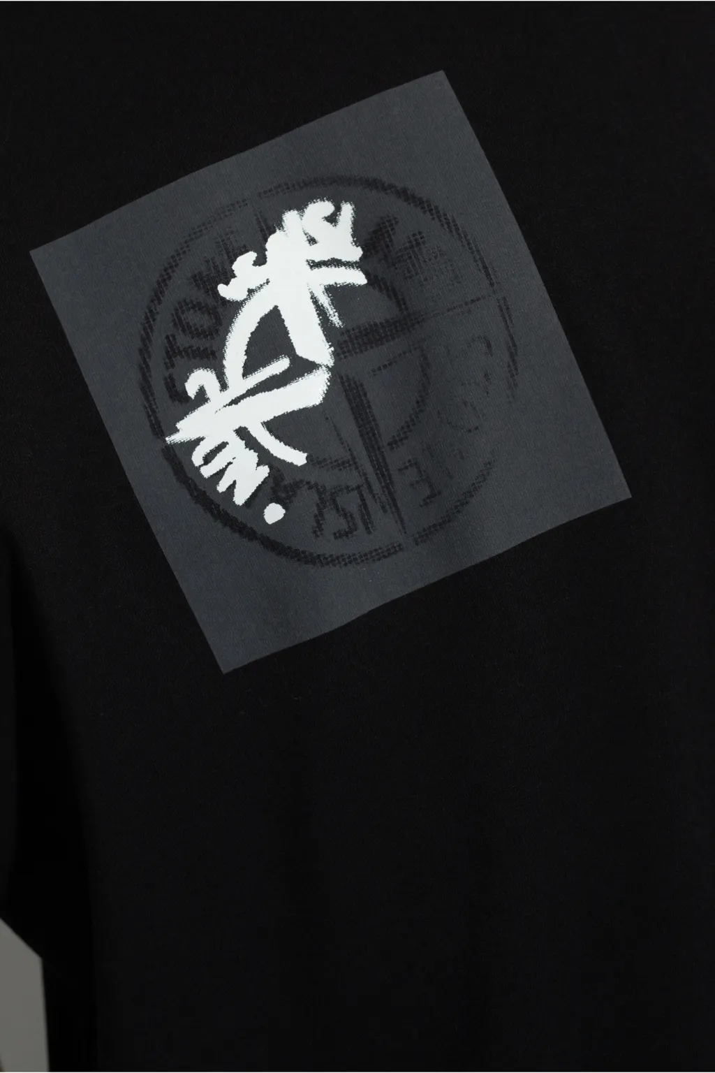 Compass-Print Cotton T-Shirt