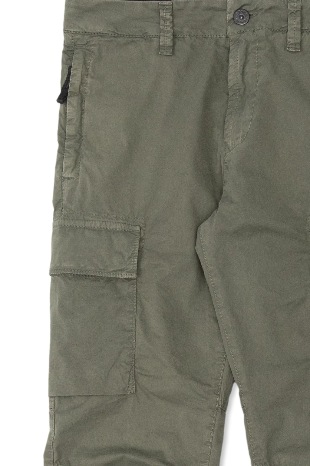 Compass-Badge Tapered-Leg Cargo Trousers
