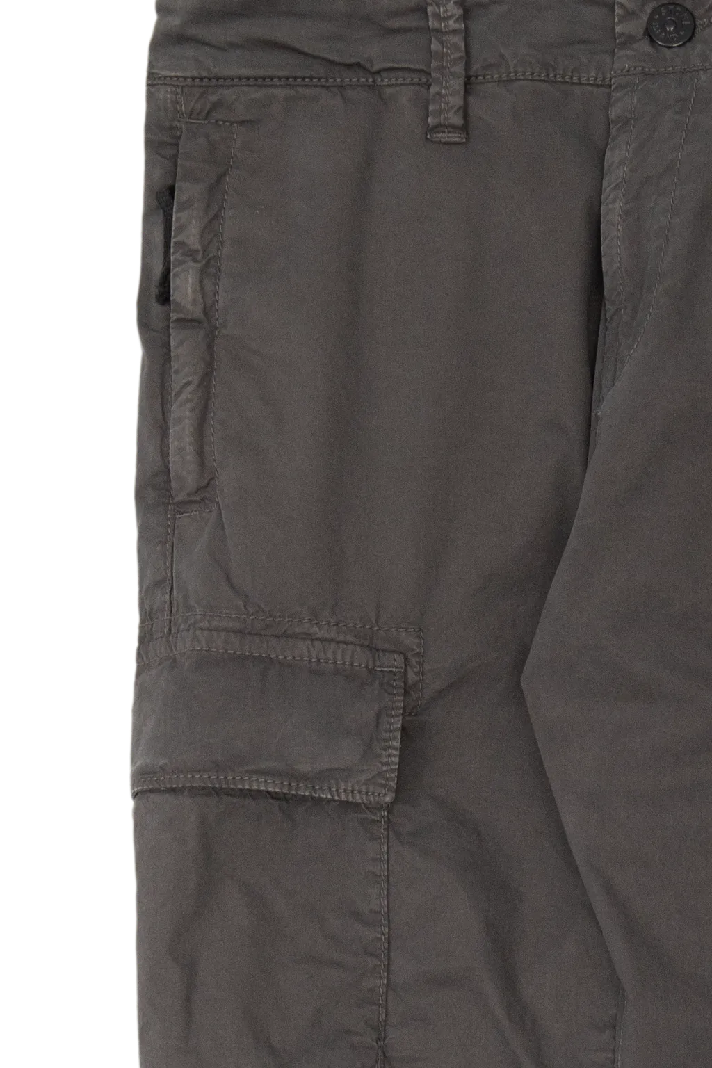 Compass-Patch Straight-Leg Cargo Trousers