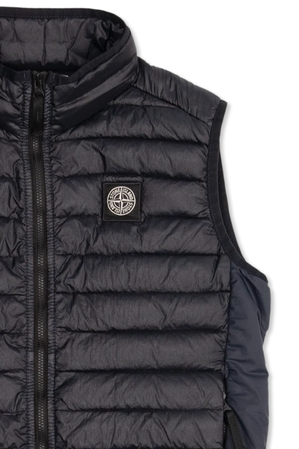 Junior Compass-Motif Zipped Gilet