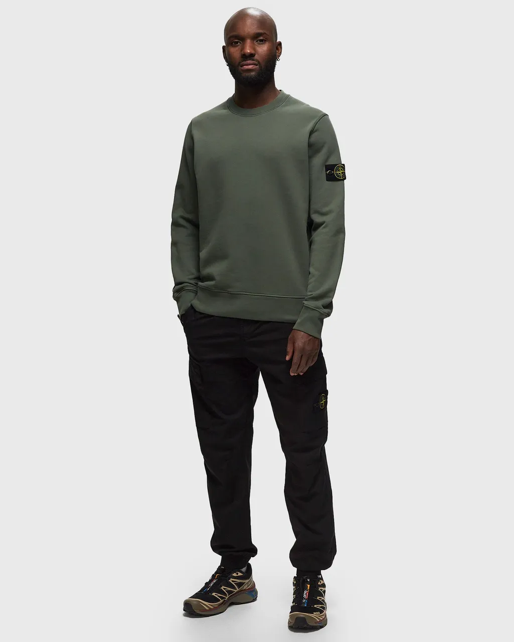 Logo Patch Crewneck Sweatshirt