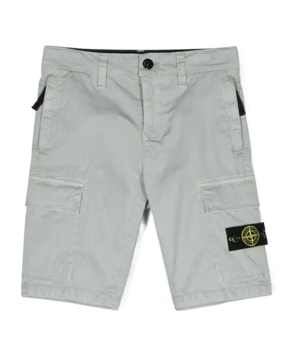 Compass Patch Knee-Length Cargo Shorts