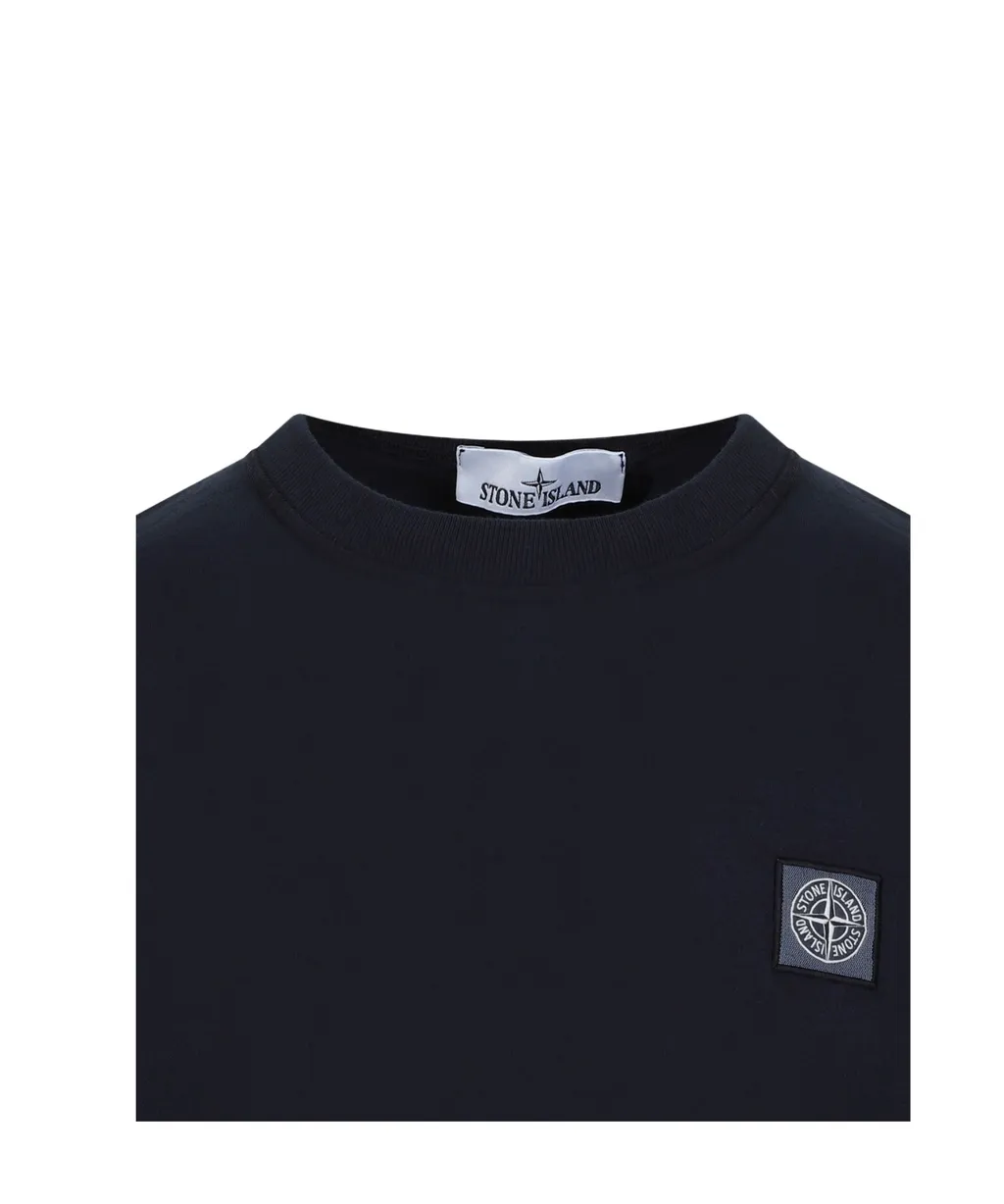 Logo Patch Crewneck T-Shirt