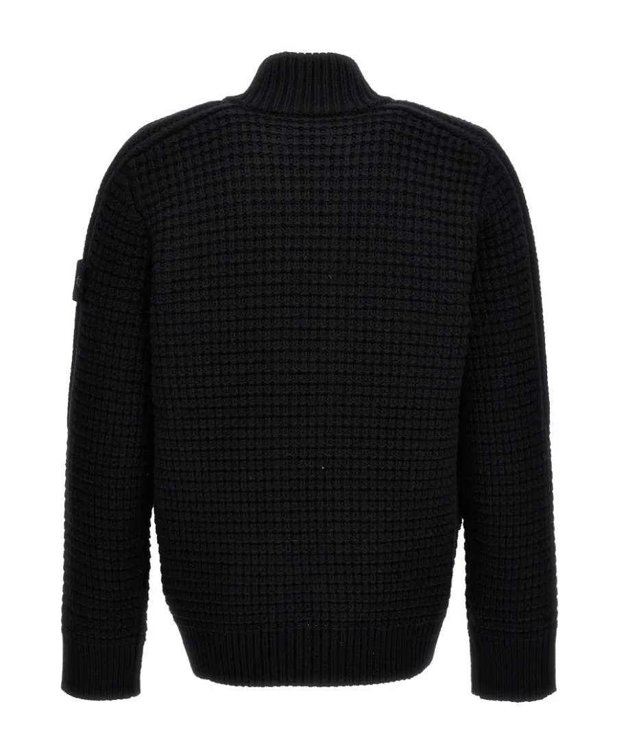 Long-Sleeved Knitted Cardigan