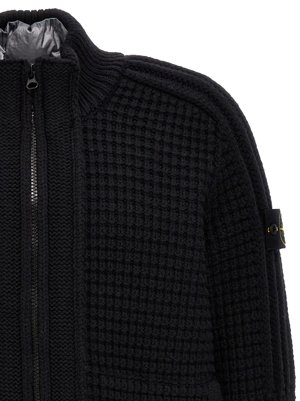 Long-Sleeved Knitted Cardigan