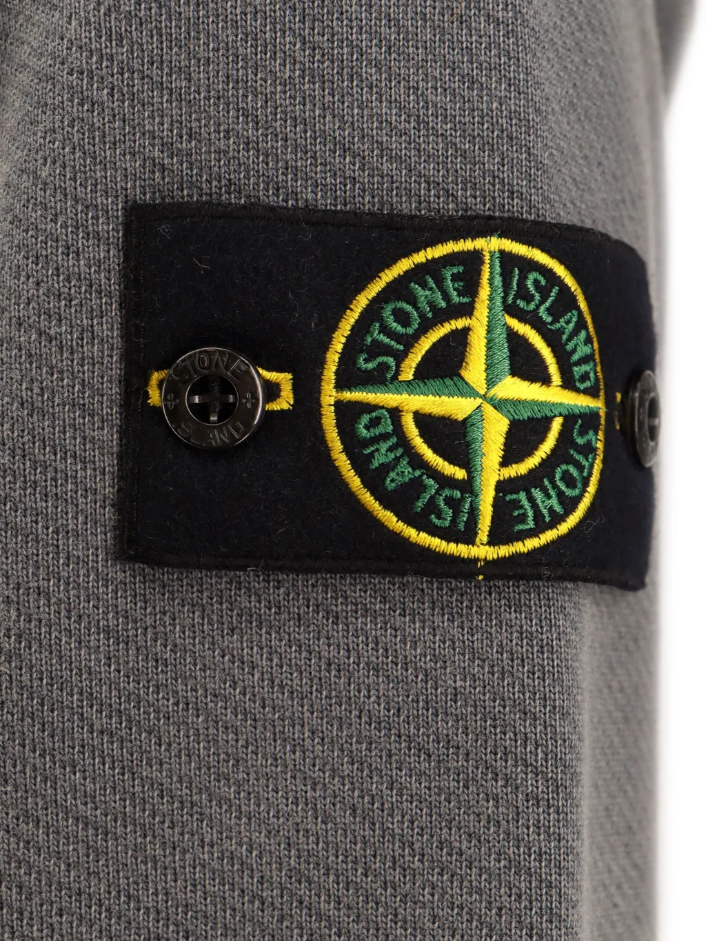 Compass-Patch Drawstring Hoodie