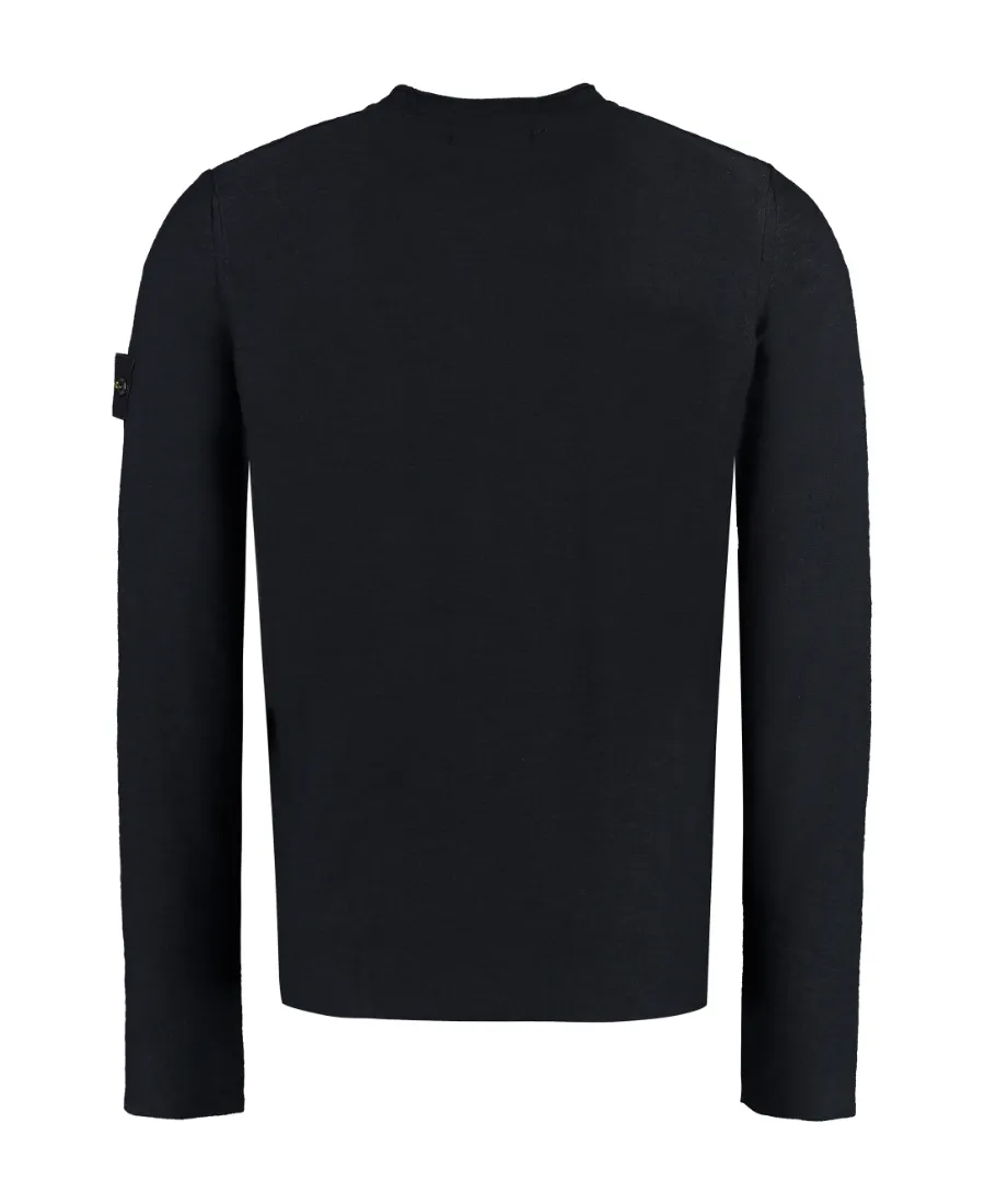 Compass Patch Knitted Jumper