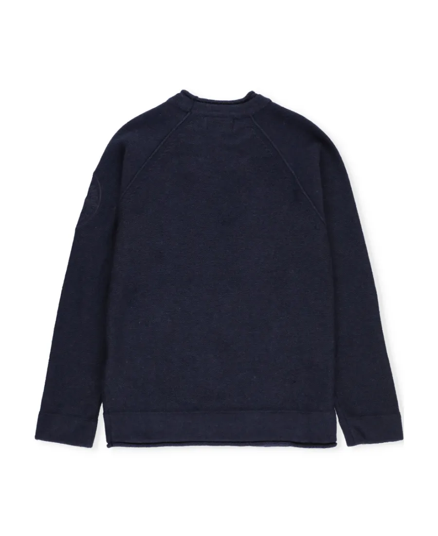 Logo Embroidered Knitted Jumper