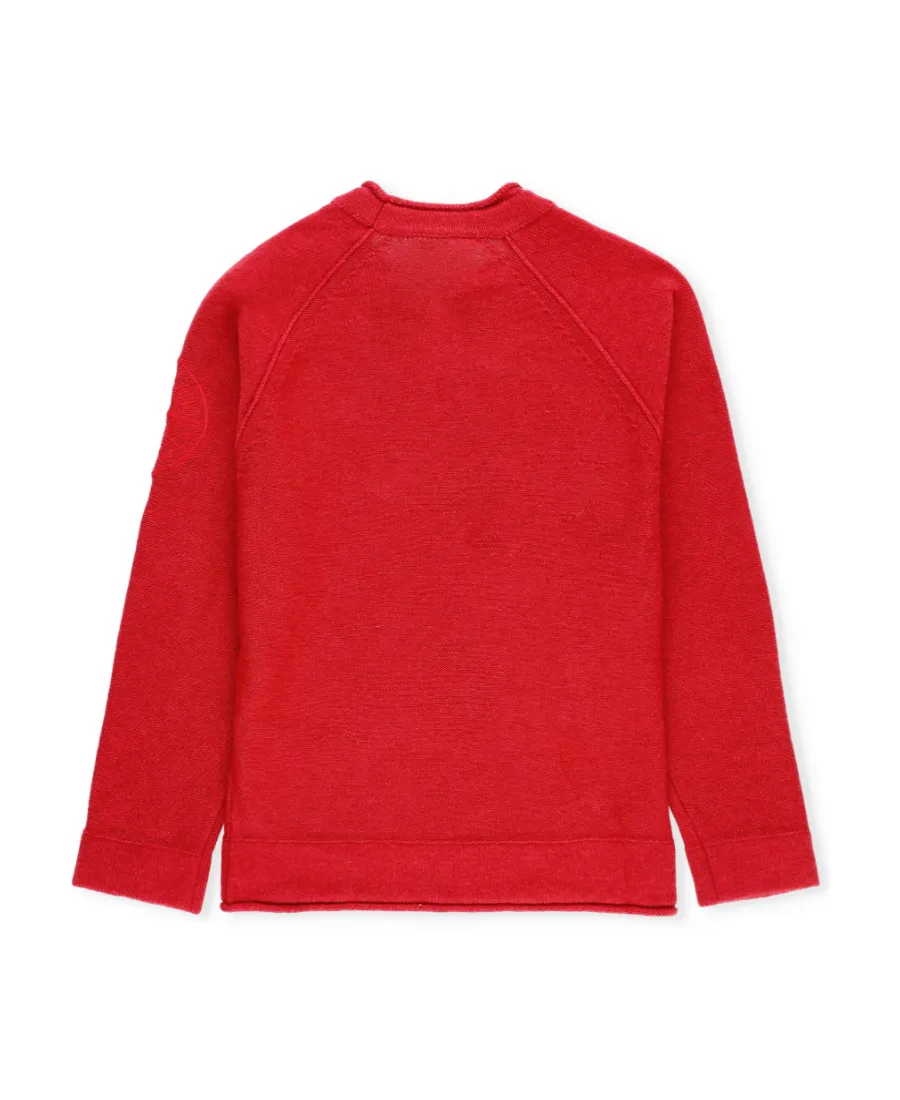 Round Neck Long-Sleeved Sweater