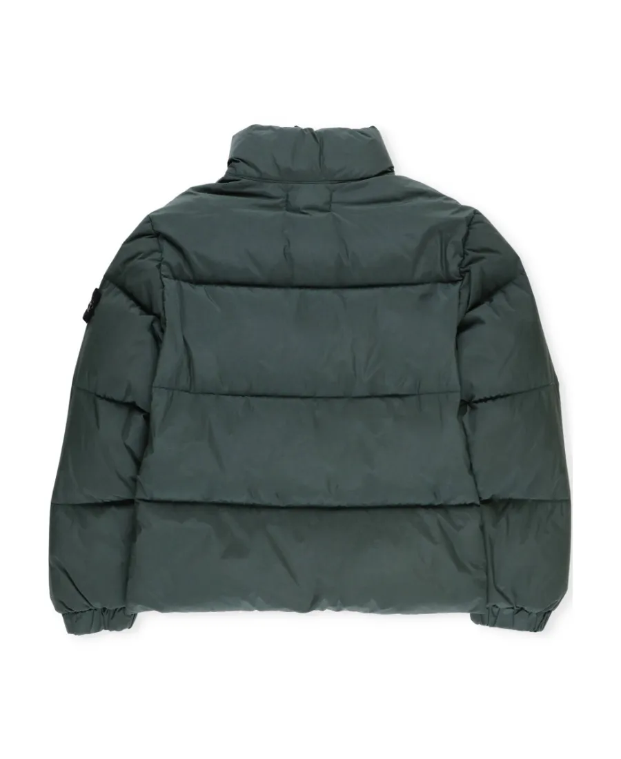 Compass-Badge Padded Jacket