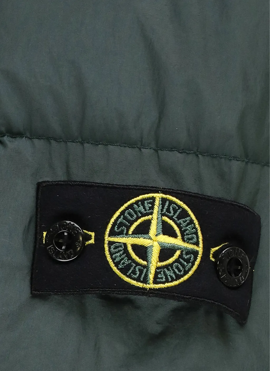 Compass-Badge Padded Jacket
