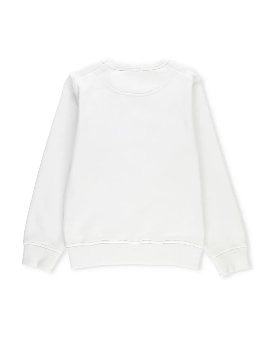 Long-Sleeved Round-Neck Sweater