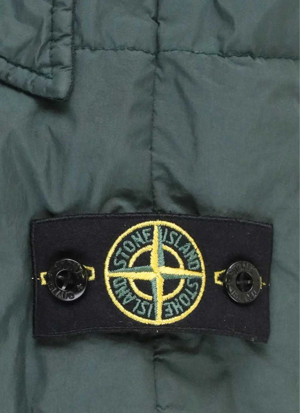 Compass-Patch Quilted Gilet