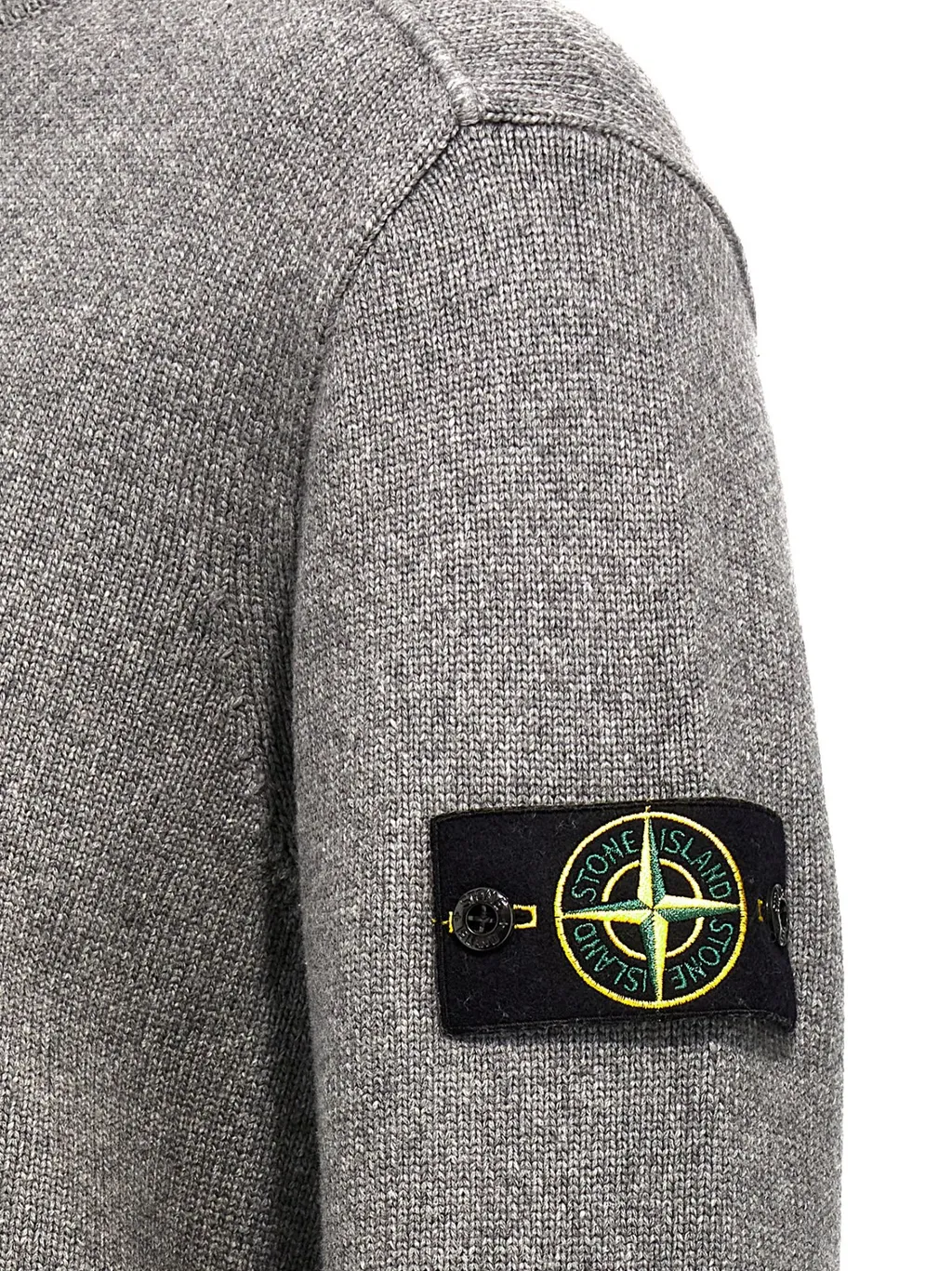 Compass Patch Turtleneck Jumper