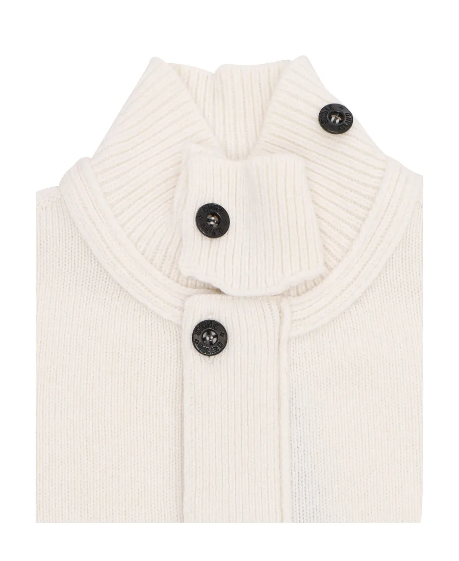 Compass-Motif Knitted Jacket