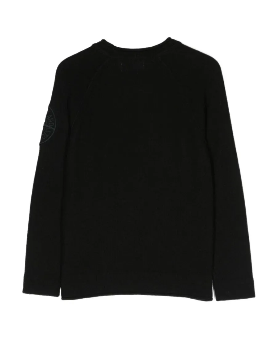 Embroidered-Logo Crew-Neck Jumper