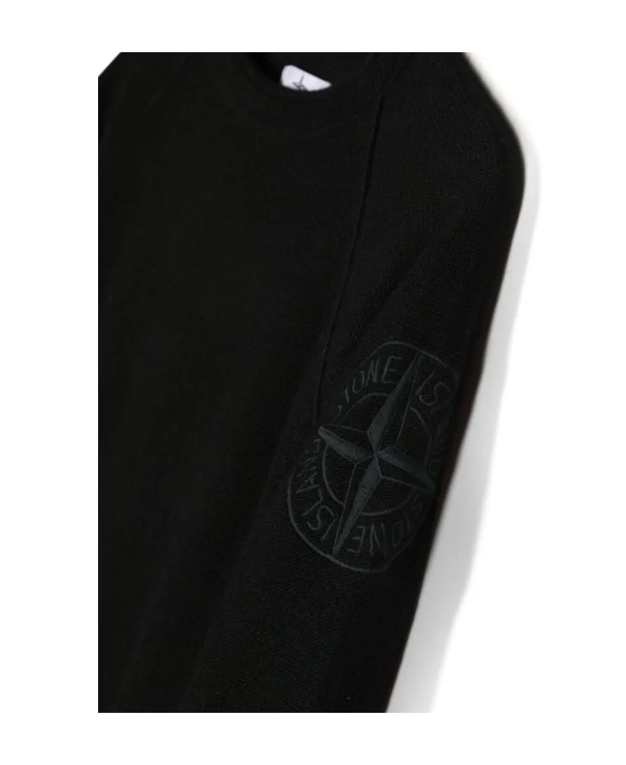 Embroidered-Logo Crew-Neck Jumper