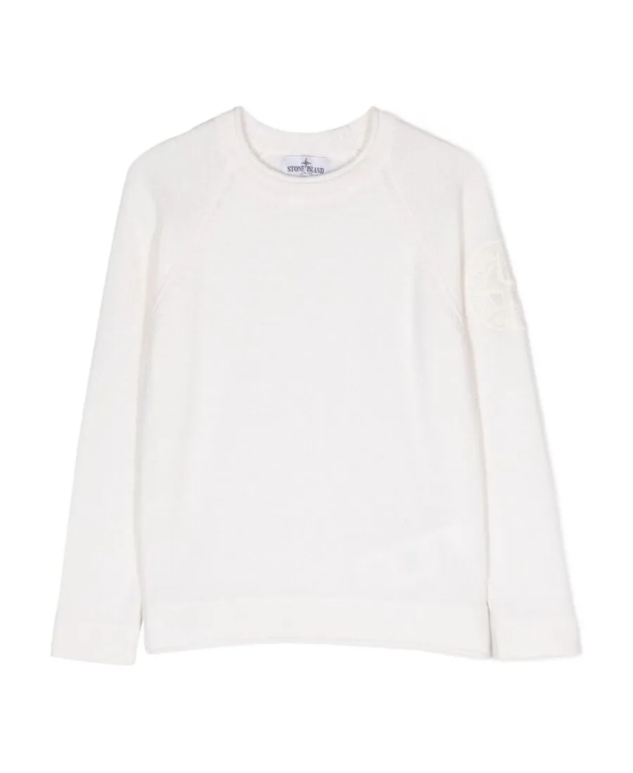 Logo Embroidered Knitted Jumper
