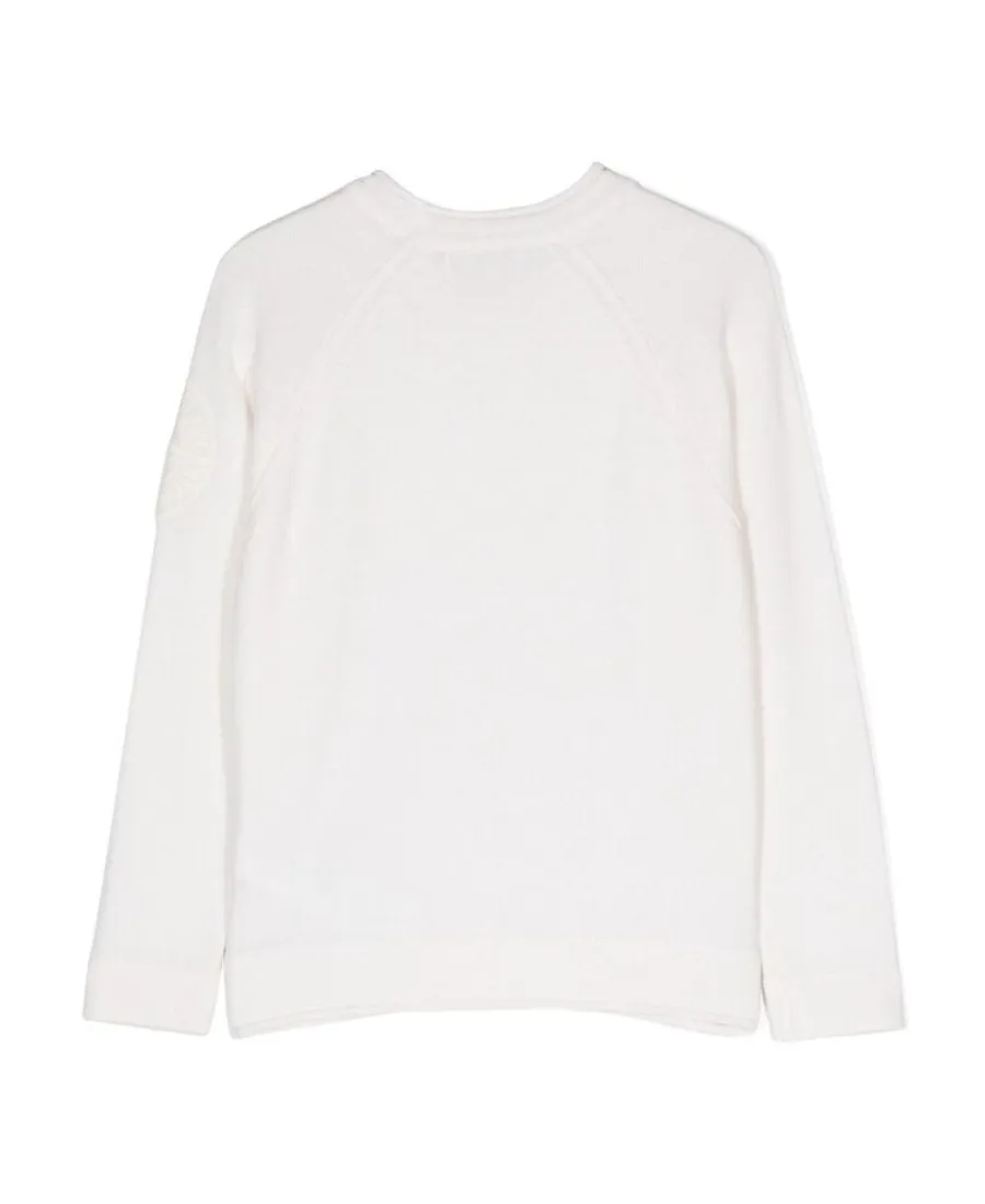 Logo Embroidered Knitted Jumper