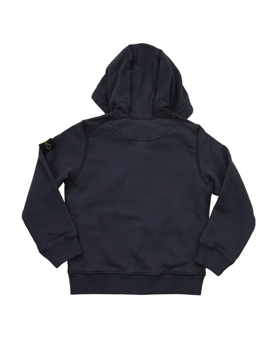 Logo Patch Zipped Hoodie