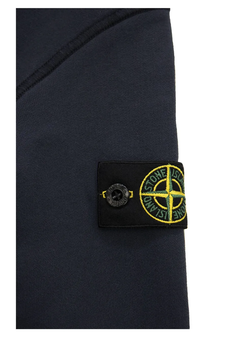 Logo Patch Zipped Hoodie