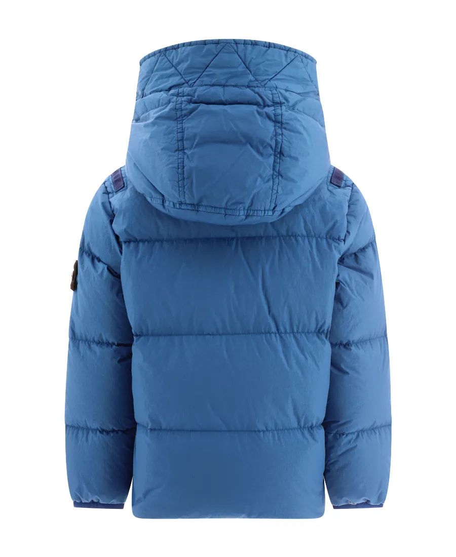 Junior Compass-Motif Hooded Jacket