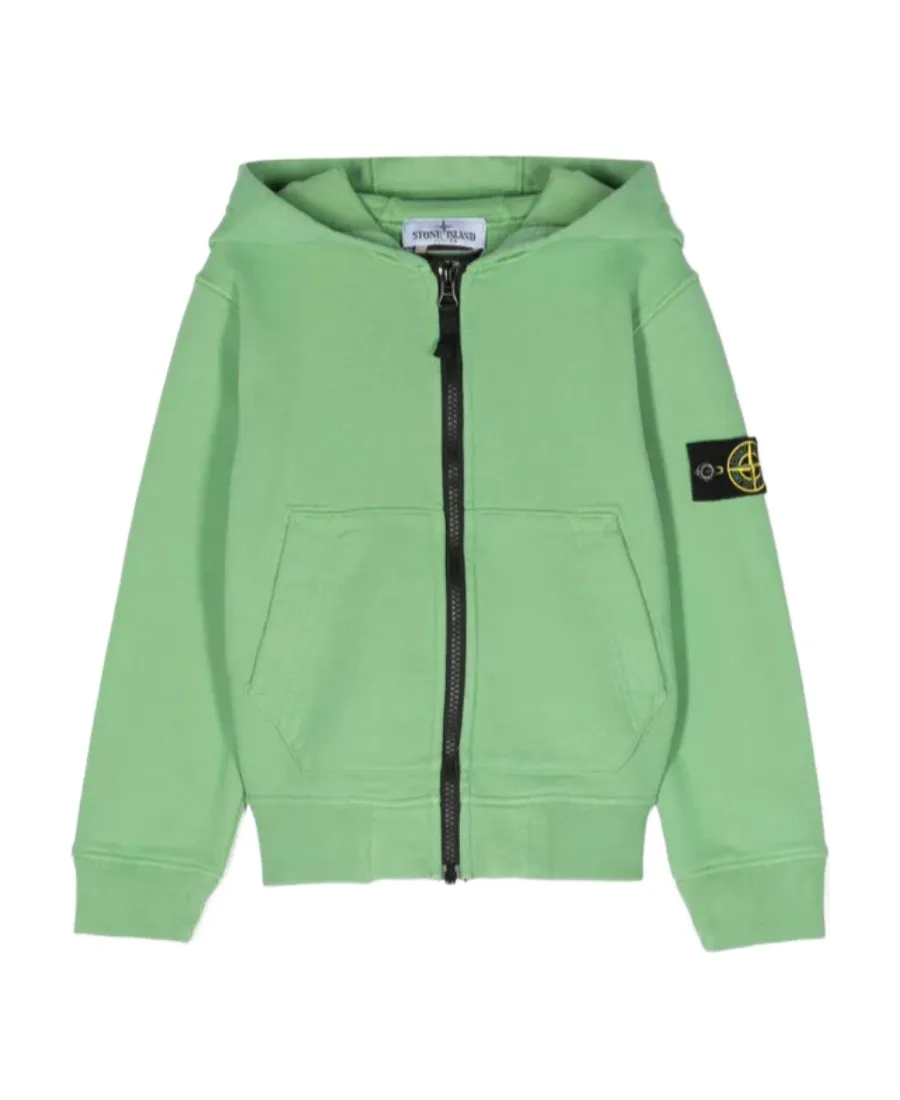 Compass-Patch Zip-Up Jacket