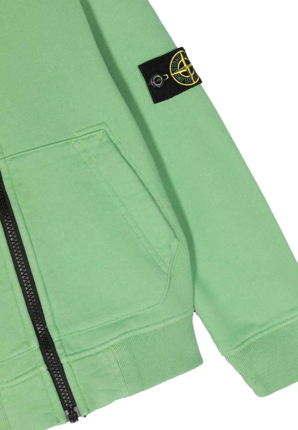Compass-Patch Zip-Up Jacket