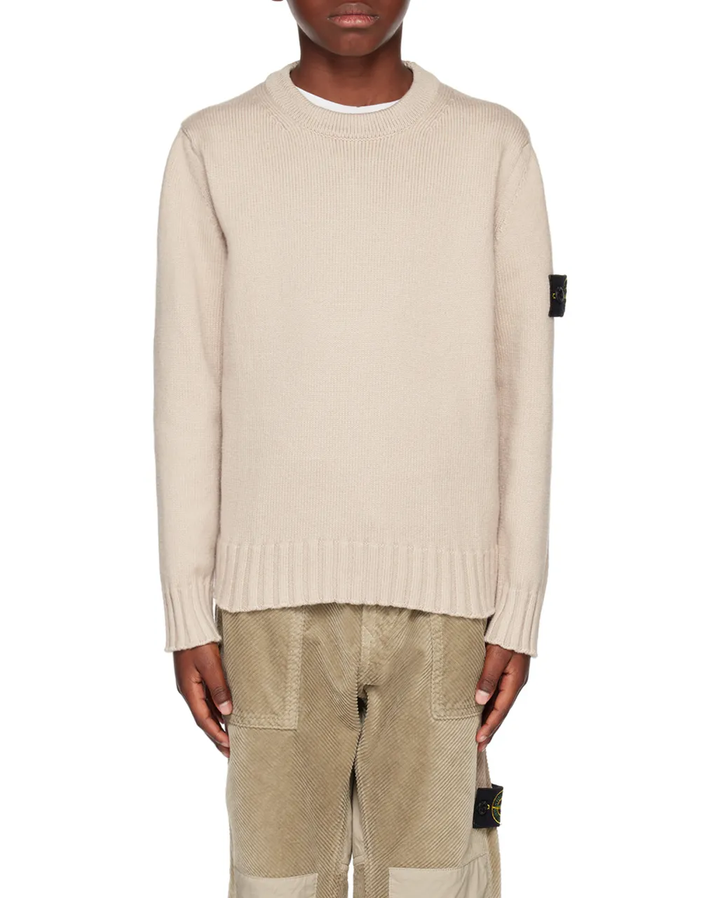 Logo Patch Crewneck Jumper