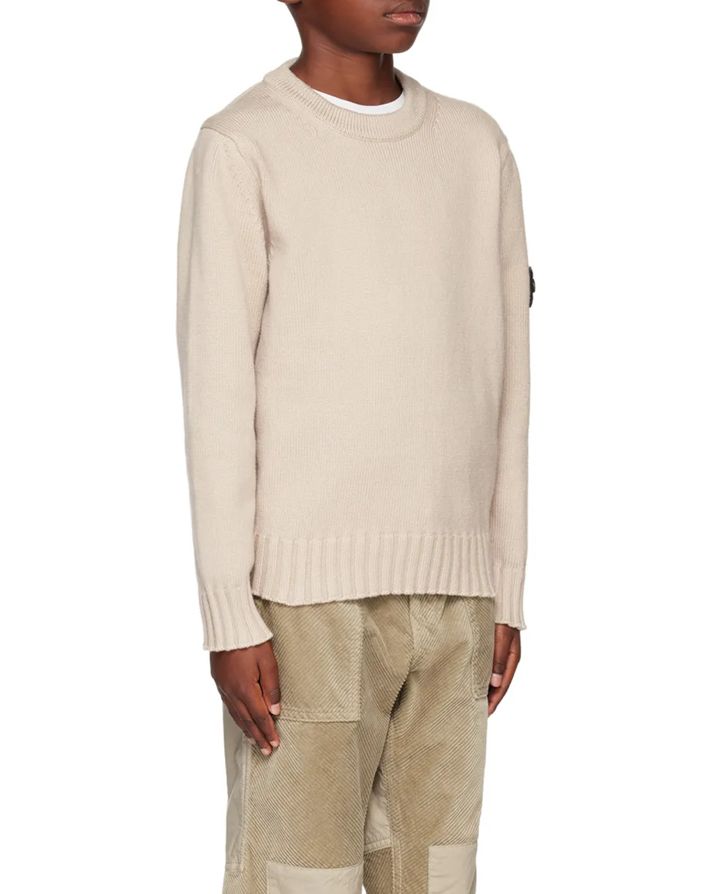 Logo Patch Crewneck Jumper