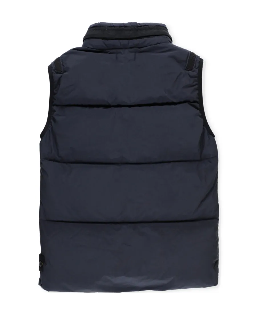 Compass-Motif Padded-Design Gilet