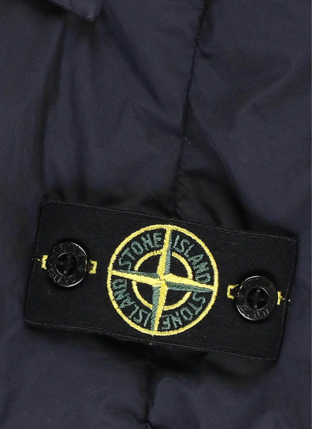 Compass-Motif Padded-Design Gilet