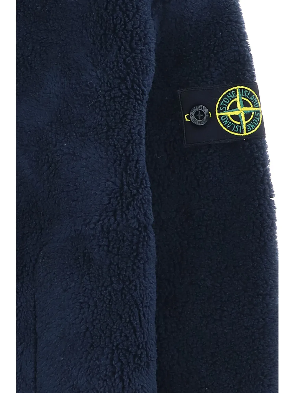 Junior Compass-Patch Sherpa Zipped Jacket