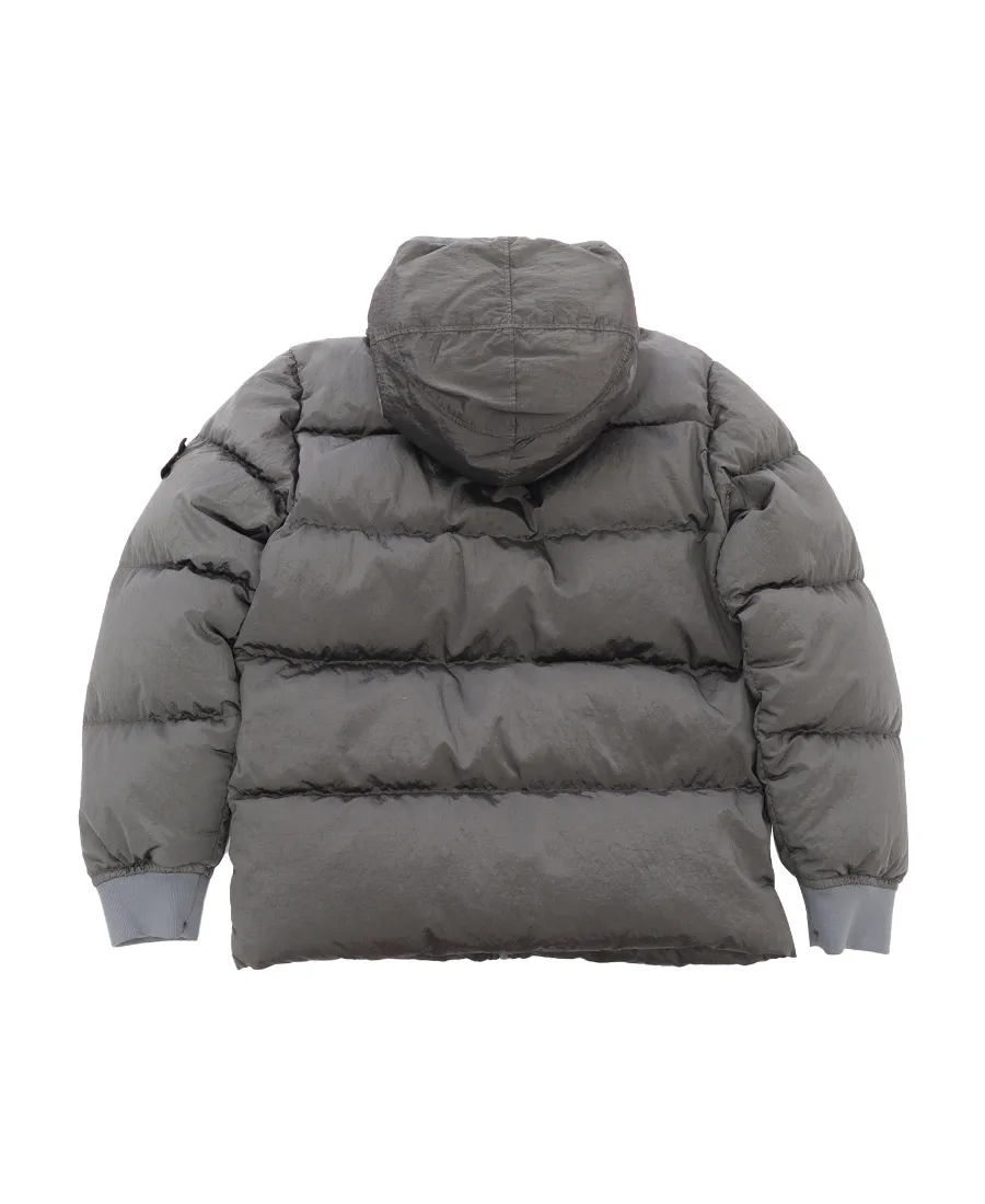 Junior Compass-Badge Zipped Padded Jacket