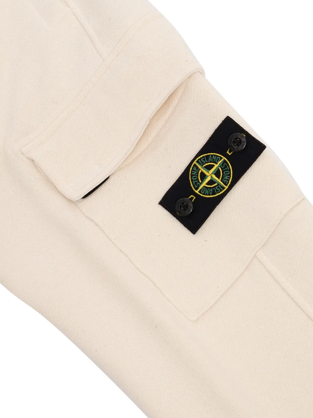 Compass-Patch Cotton Cargo Trousers
