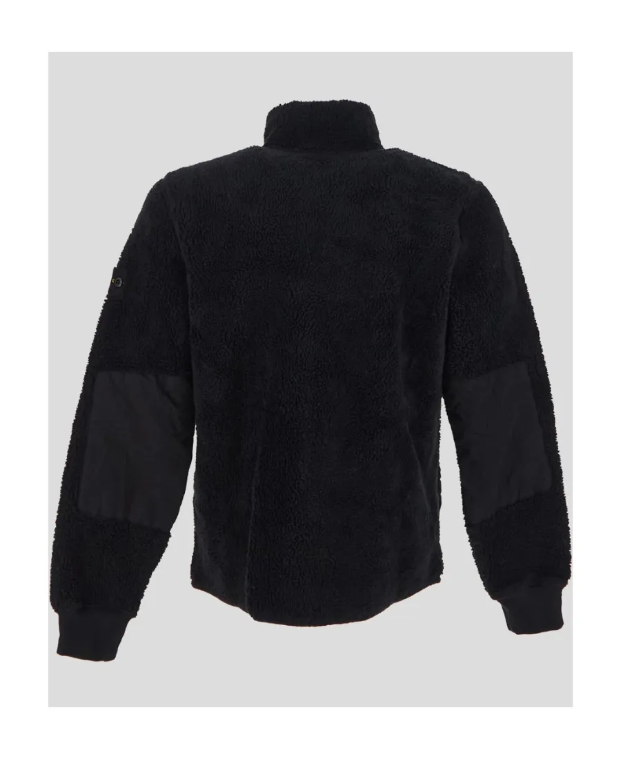 Junior Compass-Patch Sherpa Zipped Jacket