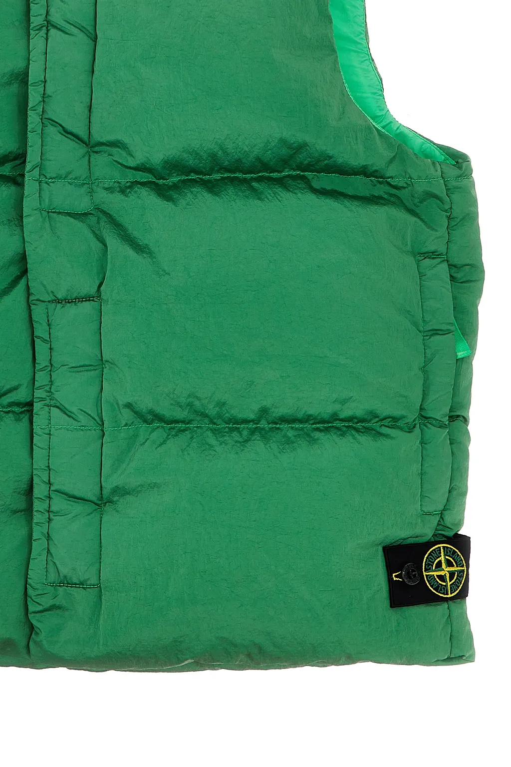 Logo-Patch Quilted Padded Gilet