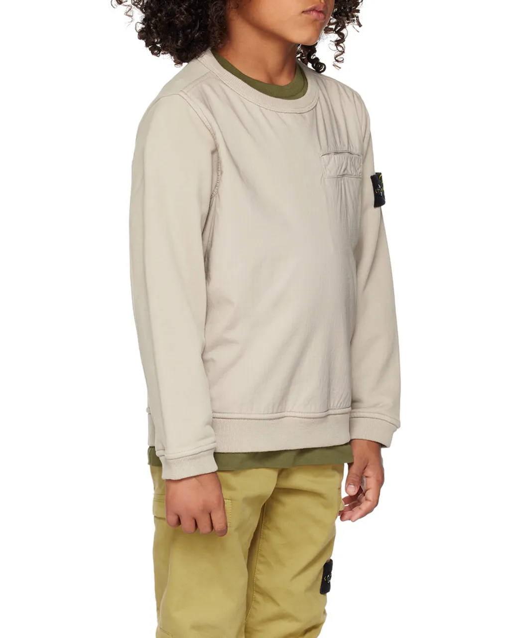 Round Collar Long Sleeve Sweater
