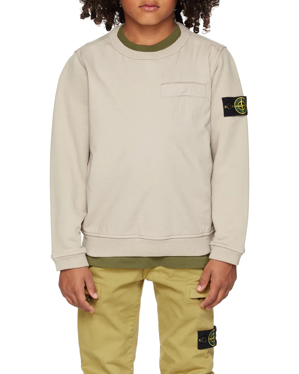 Round Collar Long Sleeve Sweater