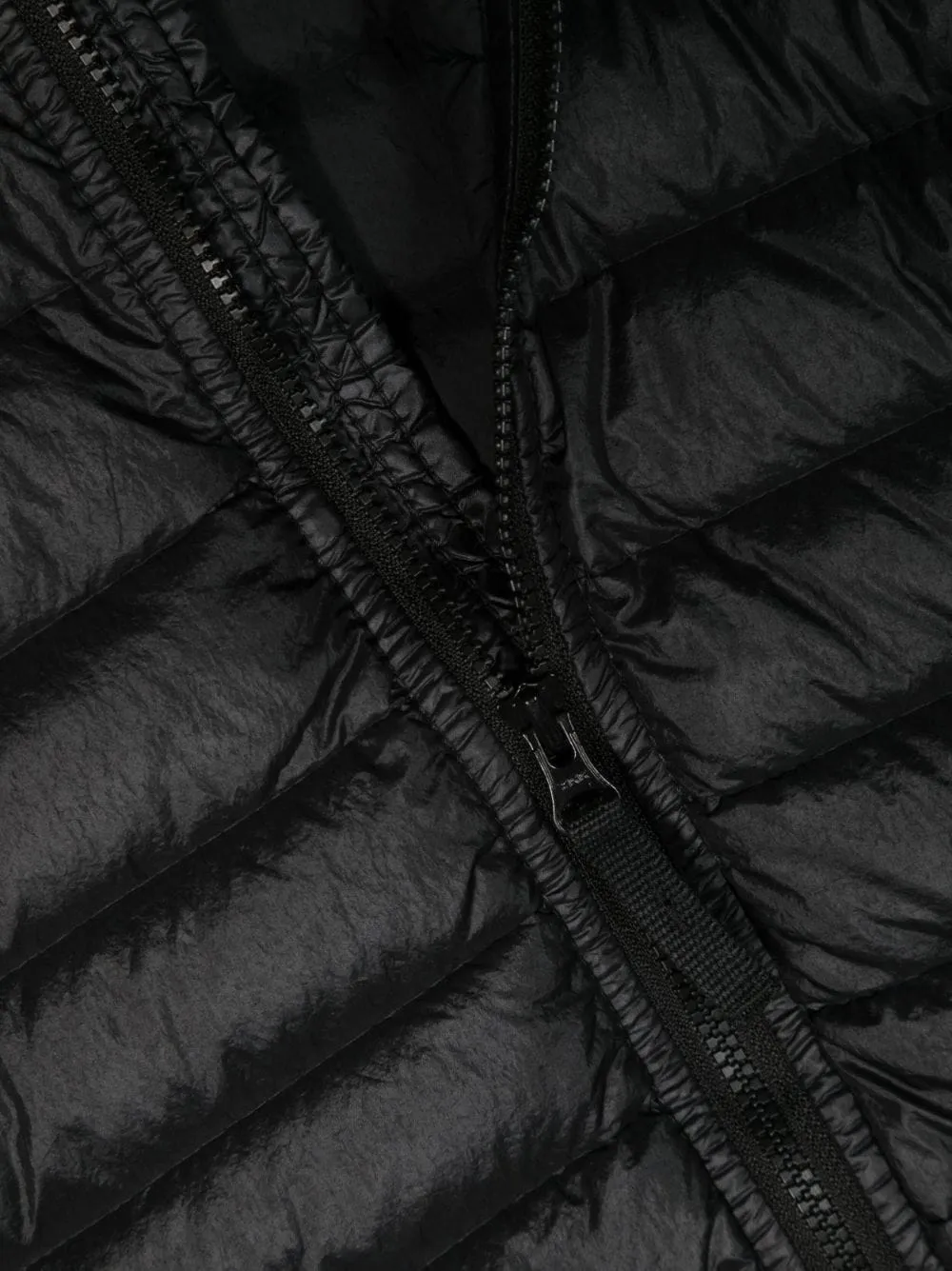 Junior Compass-Patch Zipped Padded Jacket