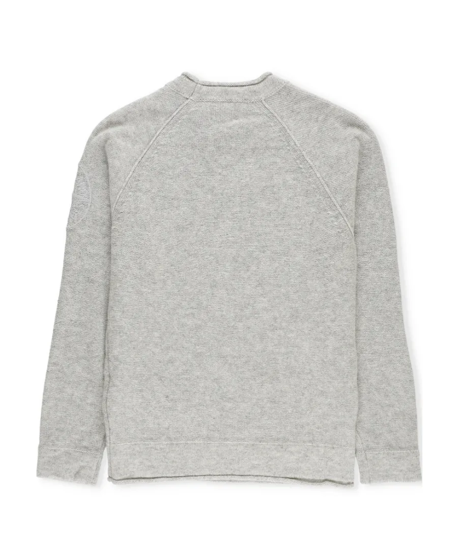 Compass-Motif Long-Sleeve Sweatshirt