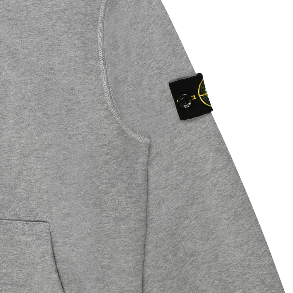 Compass-Motif High-Neck Sweatshirt