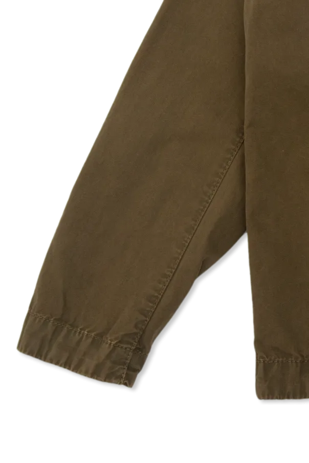 Compass-Patch Cotton Jacket