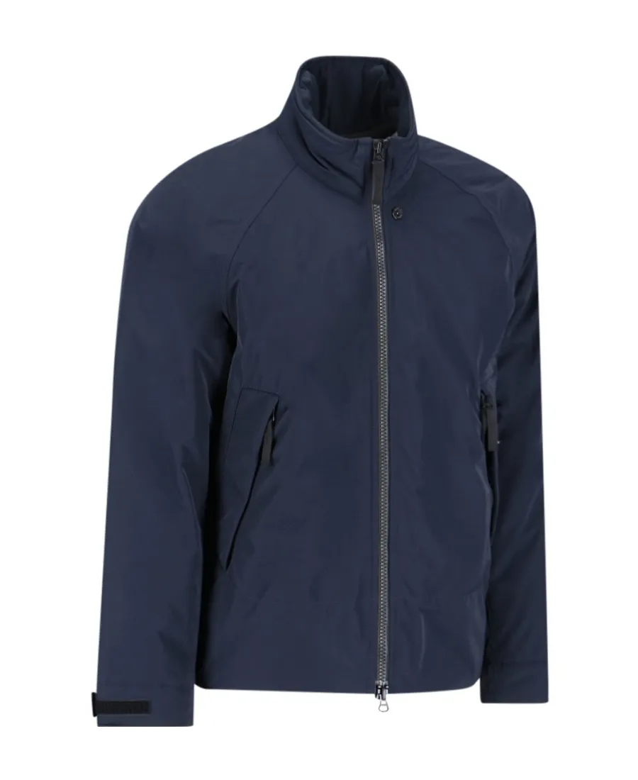 Compass Patch Zip-Up Windbreaker