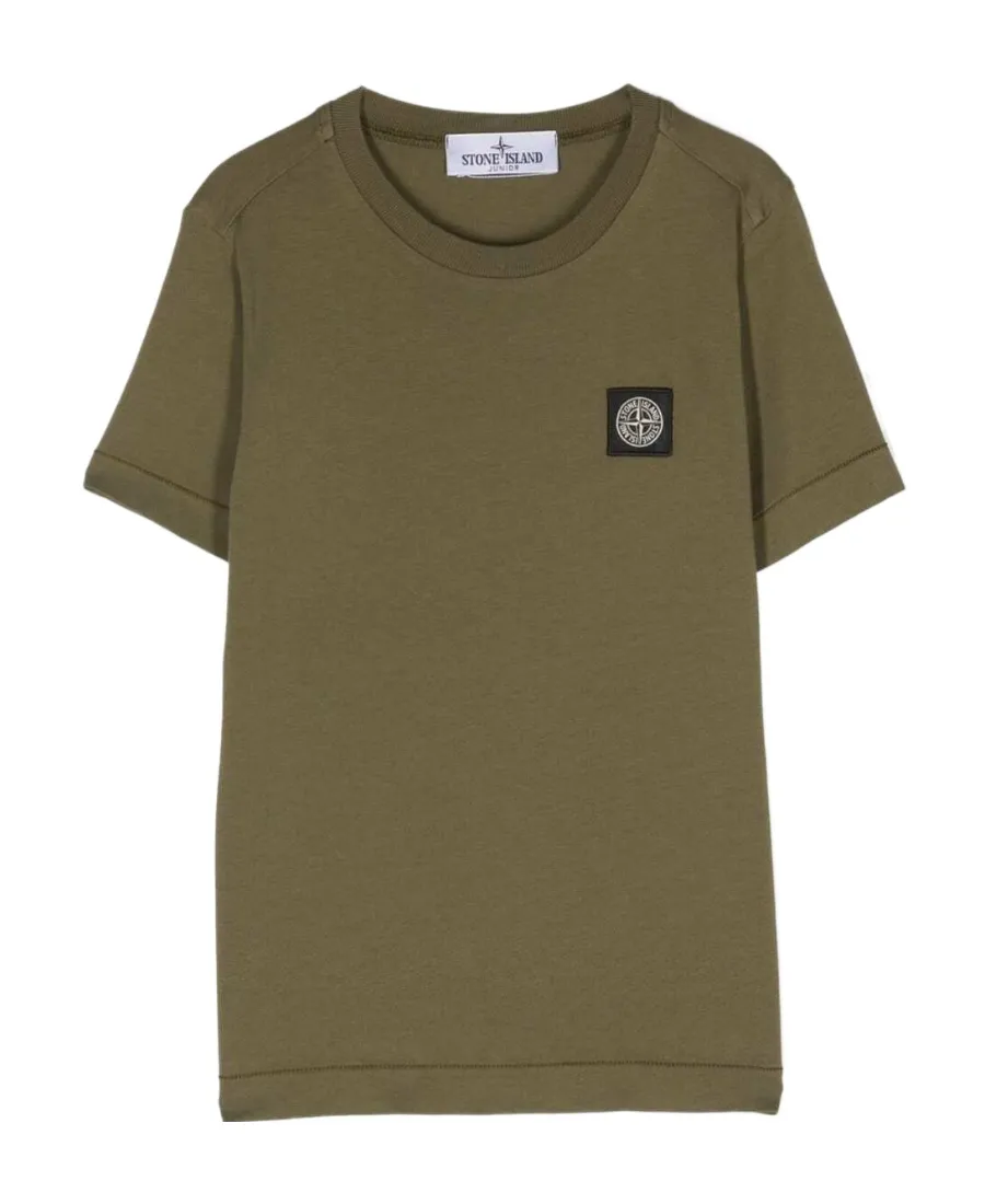 Logo-Patch Cotton T-Shirt