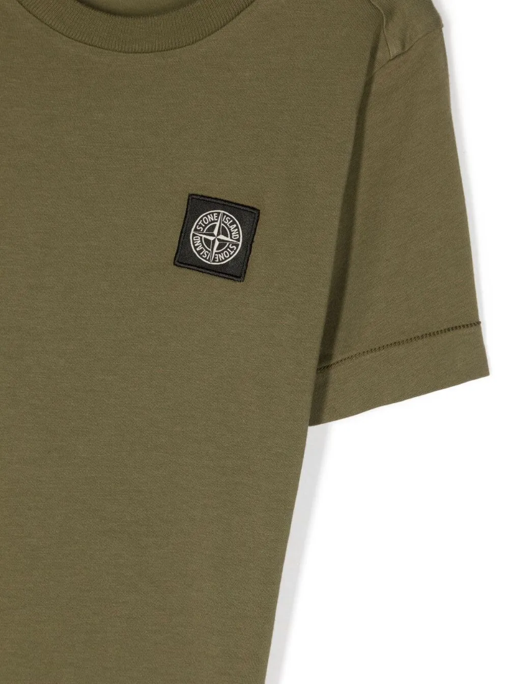 Logo-Patch Cotton T-Shirt