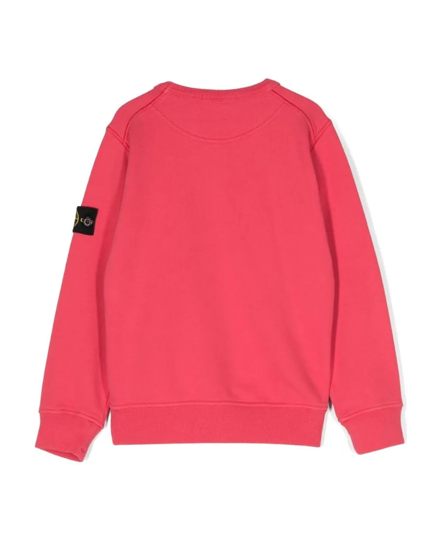 Compass-Motif Crewneck Sweatshirt