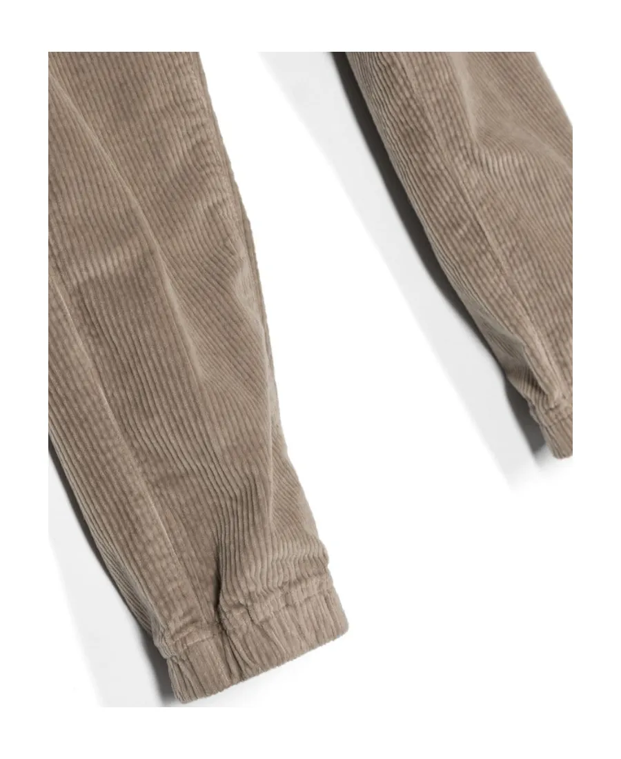 Compass-Badge Tapered Leg Trousers