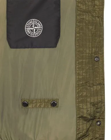 Logo-Patch Buttoned Jacket